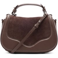 Manfieldschuhe 20% Rabatt auf braune Ledertasche mit VelourslederDetails