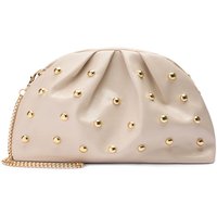 Manfieldschuhe 40% Rabatt auf elegante beigefarbene NietenClutch