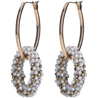 Manfieldschuhe 15% Rabatt auf goldene Ohrringe mit blauen GlasperlenAnhängern