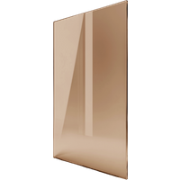 Saniclear Bronze douchewand 90x200cm brons glas