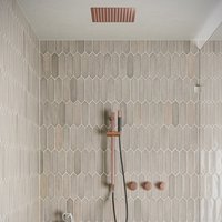Saniclear Plus Pro inbouw regendouche met inbouw douchekop 30x30cm, glijstang en staafhanddouche geborsteld koper