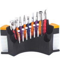 Boasta 9 Pliers 6 Screwdrivers Glasses Repair Kit Stainless Steel Optical Adjusting Tool Multifunctional with Storage Rack
