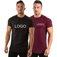 Plain Gym Tee Shirt Men Training Wear Gym Short Sleeve Running Fit Fitness Sportswear Gym Wear Mens t Shirts