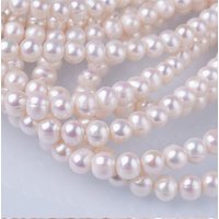 2A+ Grade Natural Freshwater Pearl Beads Strong Light Loose for Jewelry Making for Necklace or Earrings