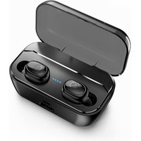 Dolink Sports True Wireless TWS Invisible Earphones V5.0 Earbud with Mic Handsfree In-Ear Headset for iPhone