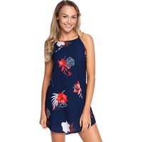 Floral Print Sleeveless Summer Dress