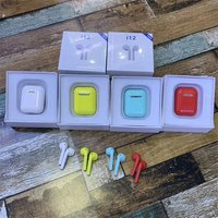 i12 TWS Wireless Earbuds Bluetooth 5.0 Headphone True Stereo Portable Sports Earphones Headset Earbuds with Touch Control