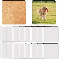 Sublimation Coasters Blank MDF Coasters With Cork Back Wholesale Custom Printed Round Square Cork Coasters