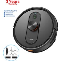 Bagotte Smart WiFi-Controlled Robot Vacuum Cleaner with Floor Mop Feature Automatic Household Hotel Aspirateur Battery-Powered