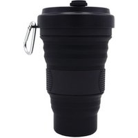 550Ml Unique Products 2019 Bpa Free Leak Proof Tea Travel Foldable Colapsible Water Silicone Logo Coffee Mug