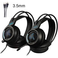 V2000 PS4 3.5mm gaming headphones game Sports headphone long Mic gamer headband headset