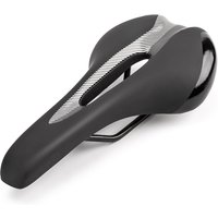 New Mountain MTB Bike Saddle Soft PU Leather Simple Design Steel Rail 270x140mm Comfortable Cycling