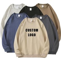 Unisex Clothing Solid O Neck Pullover Casual Fashion Loose Long Sleeve Sweatshirt