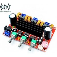 TPA3116D2 Amplifier Board TPA3116D2 2.1 TPA3116 Amplifier 2.1 Channel Audio Amplifier Board Module XH-M139 12V-24V 50W+100W