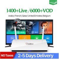 Leadcool Android 8.1 Smart TV Box with 1 Year QHDTV Subscription Shipped from France