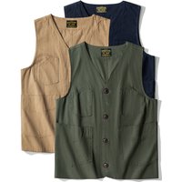 Men's Breathable Double-Layer Fishing Vest for Spring Summer Casual Outdoor Multi-Pocket Streetwear Custom Options OEM Wholesale