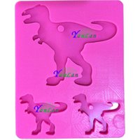 Silicone Dinosaur Family Keychain Mould