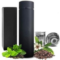 16 Ounce Insulated Stainless Steel Travel Mug Tea Infuser Leak Proof Lid