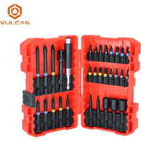 Vulcan Industrial HSS Drill Bits Set with Magnetic Screwdriver Bits Straight Shank Factory Direct Price for Metalworking