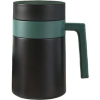 316 New Product High Quality 450ml Stainless Steel Coffee Mugs Creative Vacuum Insulated Thermal Cups With Tea Infuser & Handle