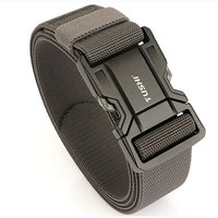 TUSHI Auto Lock Buckle Casual Tactical Waist Belt Nylon Shoulder Strap Zinc Alloy Metal-Environmentally Friendly Outdoor Leisure