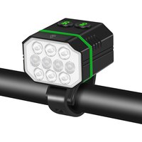 BORUiT L7 Highlight Bike Lamp 10000 Lumens 160 Wide Angle Floodlight Type-c Charging IP67 Waterproof With Large Capacity Battery