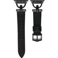 Suitable for Apple Watch 1-9 series universal D-shaped buckle leather watch strap