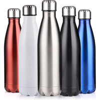 Free Sample Thermos Insulated Stainless Steel Drink Water Bottle Double Walled Stainless Steel Tumbler