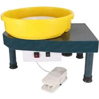 Premier Pottery Wheel Forming Machine 40CM Detachable Basin Electric Foot Pedal DIY Clay Tool Ceramic Machine Metal