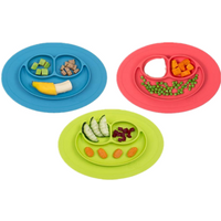 Silicone Food Plate – Easy Clean Dinnerware Travel