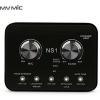 2019 New model NS1professional studio external usb sound card with microphone headphone port for live streaming