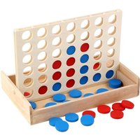 Hot Sale Foldable Outdoor Play Toy for Kids Backyard Educational Game Chess Four to Score Wooden Plastic 4 Connect in a Row Game