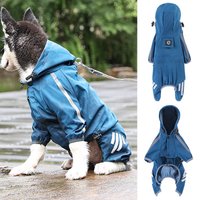 All Inclusive Four Legged Waterproof Reflective Strip Pet Raincoat Dog Clothing Waterproof Clothes for Dogs Raincoat