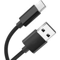 TOPK AN18 3A 1M Nylon Braided Micro USB Type C Charging Cable