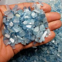 Wholesale Bulk Natural Aquamarine Gravel Aquamarine Top Quality Aquamarine Chips Tumbled Stone for Home Decoration