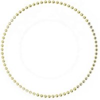 Clear Plastic Charger Plates Beads