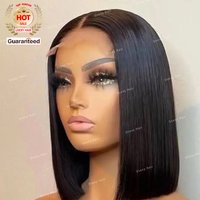 Wholesale Cheap Vietnamese bob Wig Human Hair Glueless Bone Straight Brazilian Hair 4x4 Lace Closure Wigs for Black Women