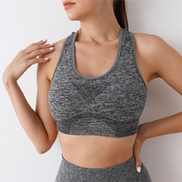 Sweat-wicking and breathable Seamless Knitting sexy yoga tank top yoga crop tops for women