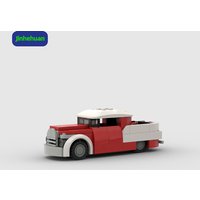 Cheap White and Red Classic Technical Vintage Car Building Blocks for Girls Toys Building Block Sets Car