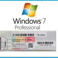Global version Win 7 Pro COA Sticker Microsoft Windows 7 Professional 32/64bit DVD OEM Pack Full Version