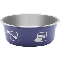 Rubber Base Anti-Slip Double Walled Vacuum Insulated Single Stainless Steel Basic Cat Pet Dog Food and Water Feeding Bowl