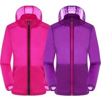 Zip Front Waterproof Hooded Windbreaker