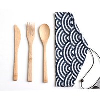 Eco-Friendly Reusable Bamboo Travel Cutlery Set