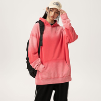 2025 Womens Oversized Hoodie Acid Wash Hoodie Vintage Sweatshirt Heavyweight French Terry Streetwear Trendy Hoodies