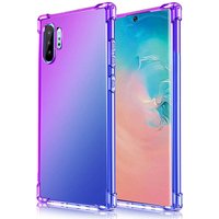 Amazon Top Seller Ultra Thin Gradient Color Flexible Tpu Shockproof Case For Samsung Galaxy Note10 Plus