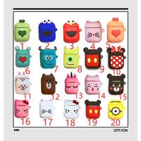 Portable Creative Silicone Earphone Earpod Cover Case for earpod charging case