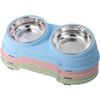 Manufacturer Wholesale Inner Stainless Steel Dog Bowl with PP Material Bottom