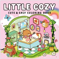 Custom Coloring Book for Kids Adults and Teens Featuring Super Cute Animal Characters Easy and Simple Designs for Relaxation