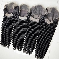 Wholesale Cambodian Virgin Human Hair Deep Wave Raw Virgin Cambodian Wigs Human Hair Lace Front Full Wigs