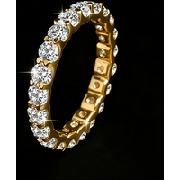 S925 Sterling Silver 14k Gold Plated VVS D Color Index Finger Diamond Moissanite Ring Width 3mm 2.6CT Women Ring Simple Band